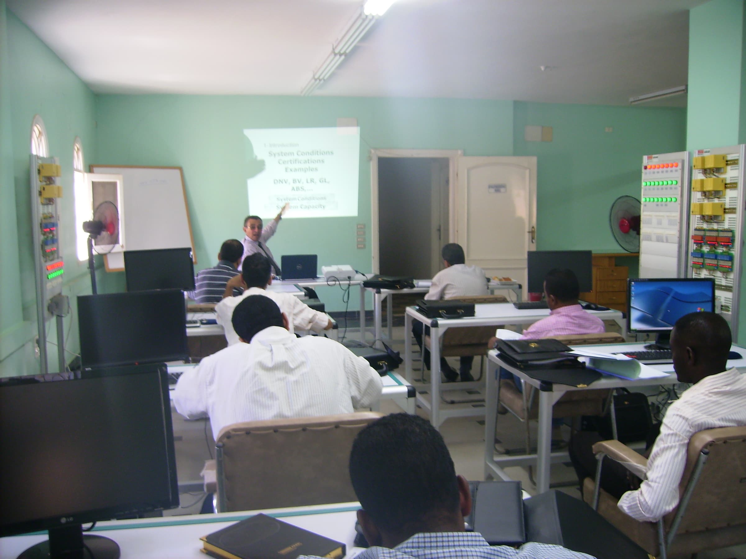 PLC and HMI training stations with field-wiring panels